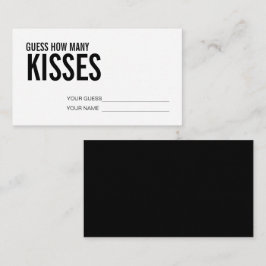 Enkelt hur många Kisses-Möhippor spelar spel Tilläggskort