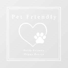 Enkelt Husdjursvänligt Hjärtpawtryck