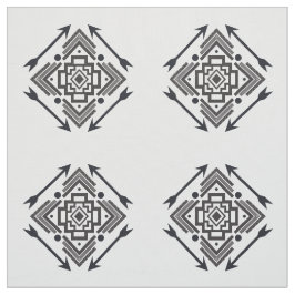 Enkelt inbyggt amerikanska pilar Geometric Mönster Tyg