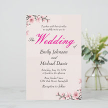 enkelt japanskt körsbärsblomsterbröllop