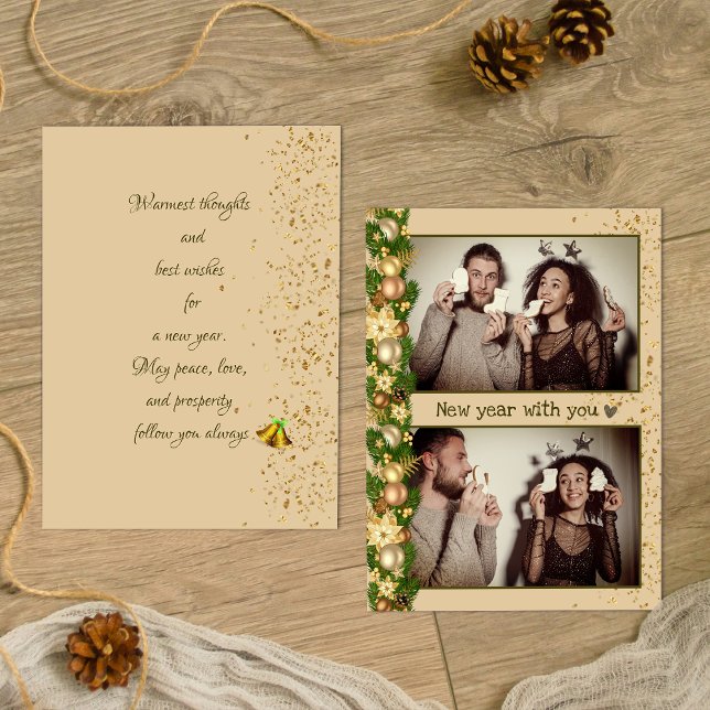 Enkelt julkort för bollar 2-Helgdag (Skapare uppladdad)