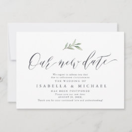 Enkelt kalligrafi ger större spara till det nya da inbjudningar