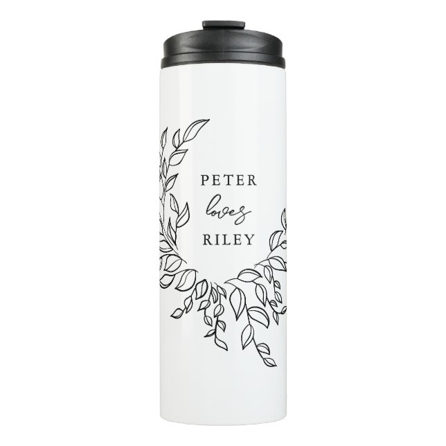 Enkelt Kärlek-skript botaniskt utfall av Par (Framsida)