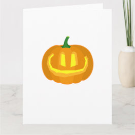 Enkelt karverad pumpkin kort