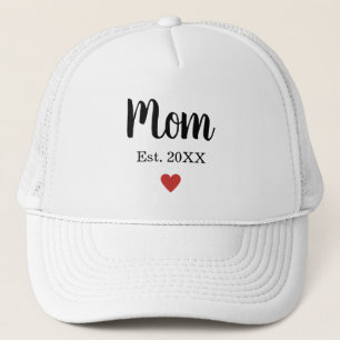 Enkelt klassiskt Chic Cute Mamma Est Year Little H Keps