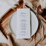 Enkelt klassiskt Kraft Dinner Menu Meny<br><div class="desc">Det här klassiska högdagerkortet är en perfekt för ett rustiskt bröllop. Den enkla utformningen och utformningen av eleganten har skripttypografin klassisk och finare. Den här menyn kan användas för bröllopsmottagning,  repetitionsmiddag,  möhippa eller vilken händelse som helst.</div>