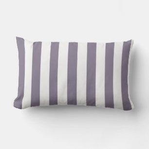 Enkelt klassiskt Lila Cabana Rand Lumbar Pillow Lumbarkudde