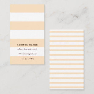 Enkelt klassiskt Rand-minimalistiskt Cream Visitkort