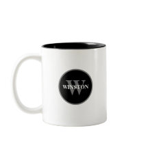 Enkelt klassiskt svartvit Grått Anpassningsbar Mon