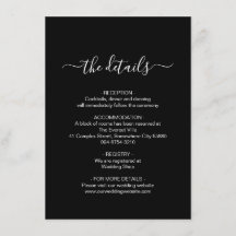 Enkelt kort för svart och vitt hölje