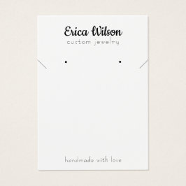 Enkelt kort för svartvit Visning för avläsning av