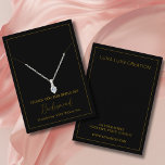 Enkelt kort för Visning av Necklace-kort<br><div class="desc">Speciell för dig!</div>