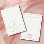 Enkelt kort för Visning av Necklace-kort<br><div class="desc">Speciell för dig!</div>