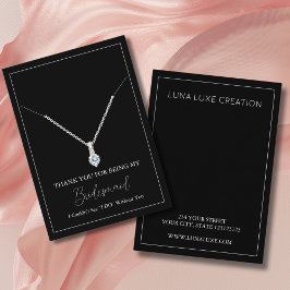 Enkelt kort för Visning av Necklace-kort