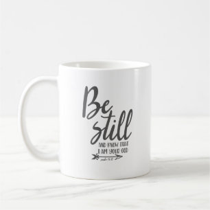 Enkelt kristen bibelverse är fortfarande psalm 16 kaffemugg