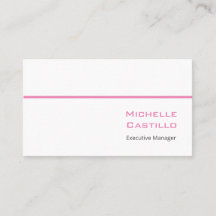 Enkelt kvinnligt minimalistiskt Rosa vitt