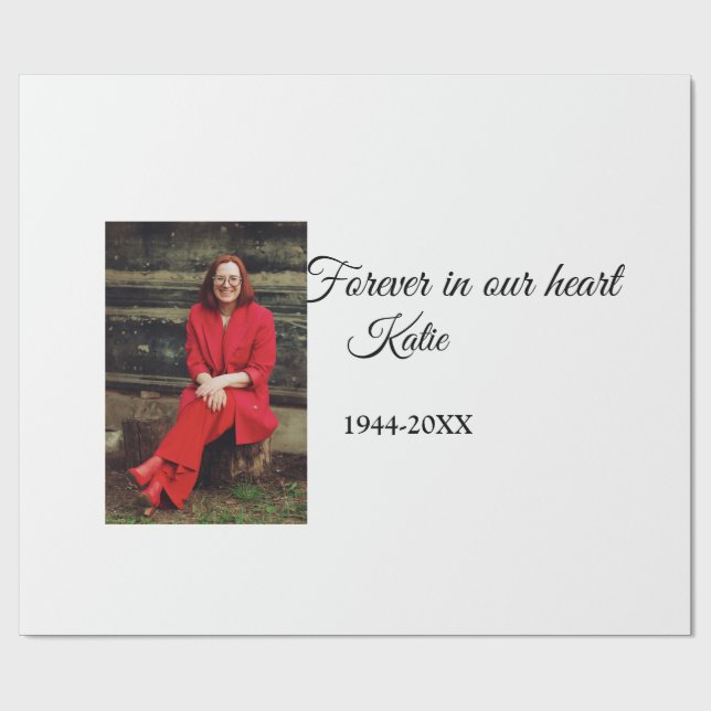 enkelt Lägg till bildtextmemorandummet Presentpapper (Platt)