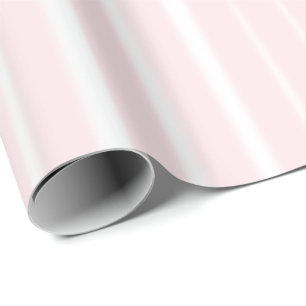 Enkelt Land Rosa Rand Chic Mönster Presentpapper