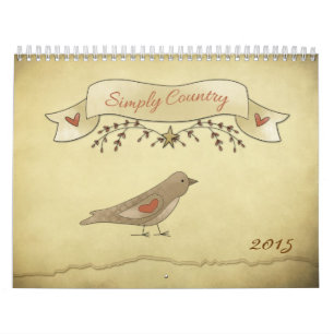 Enkelt landkalender kalender