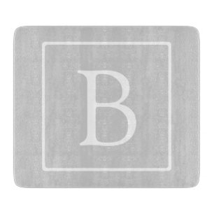 Enkelt lätt Grått Monogram