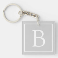 Enkelt lätt Grått Monogram