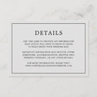 Enkelt lätt Grått Monogram Elegant bröllop