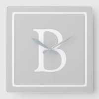 Enkelt lätt Grått Monogram
