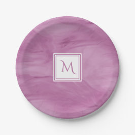 Enkelt lätt Lila subtle Marble Modern Monogram