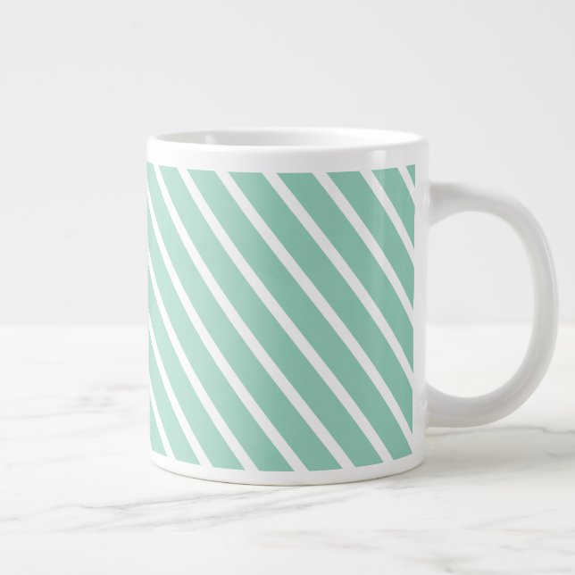Enkelt lätt skådespel Cascade Rand Jumbo Mugg (Höger)