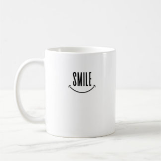 Enkelt leende kaffemugg