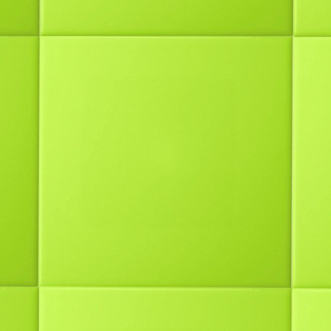 Enkelt Lemon Lime Green Solid Färg Kakelplatta (Skapare uppladdad)