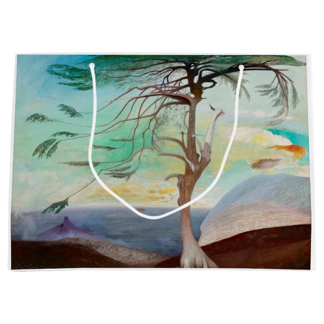 Enkelt liggande Träd-kantfärg (Framsidan)