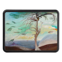 Enkelt liggande Träd-kantfärg