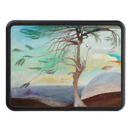 Enkelt liggande Träd-kantfärg Skydd För Dragkrok