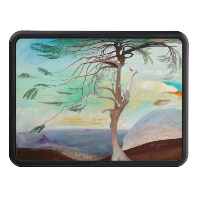 Enkelt liggande Träd-kantfärg Skydd För Dragkrok (Framsidan)