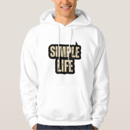Enkelt liv hoodie