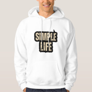 Enkelt liv hoodie