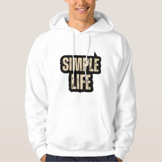 Enkelt liv hoodie