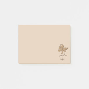 Enkelt Liv Minimalism Anteckningar Post-it Block