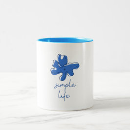 Enkelt Liv Minimalism Två-Tonad Mugg