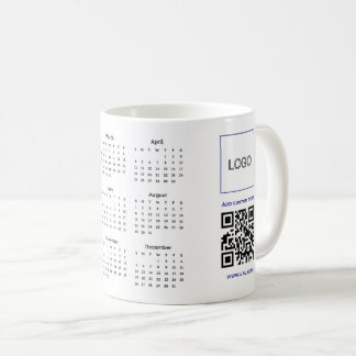 Enkelt logotypföretag 2027 url årlig företagsident kaffemugg
