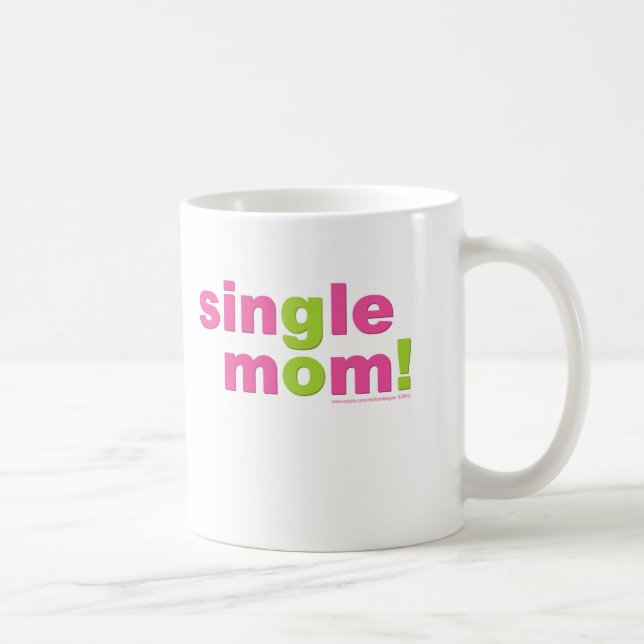 Enkelt Mamma Kärlek med MDillon-design Kaffemugg (Höger)