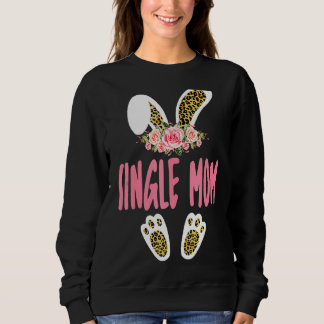 Enkelt Mamma-leopard Skriv ut blommor Öster T Shirt