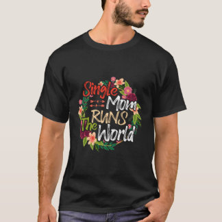 Enkelt Mamma-Springa, världsblommorna Mor Lo T Shirt
