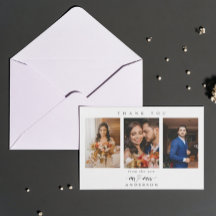 Enkelt Manus Hjärta Herr Och Fru Bröllopsfoto