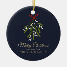 Enkelt marint mistletojulfoto