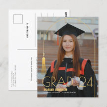 Enkelt meddelande 2 från Photo Guld Tassel Student