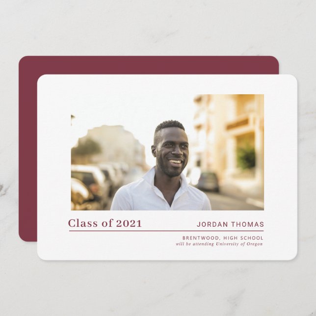 Enkelt meddelande från Studenten vid högskolan (Fram/baksida)