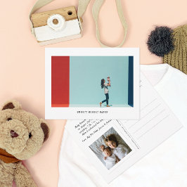 Enkelt meddelande om foto vykort