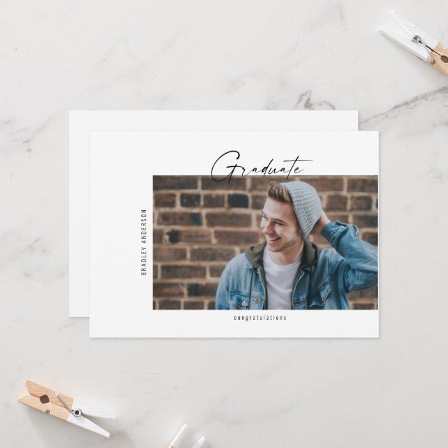 Enkelt meddelande om Photo Studenten (Fram/Back In Situ)